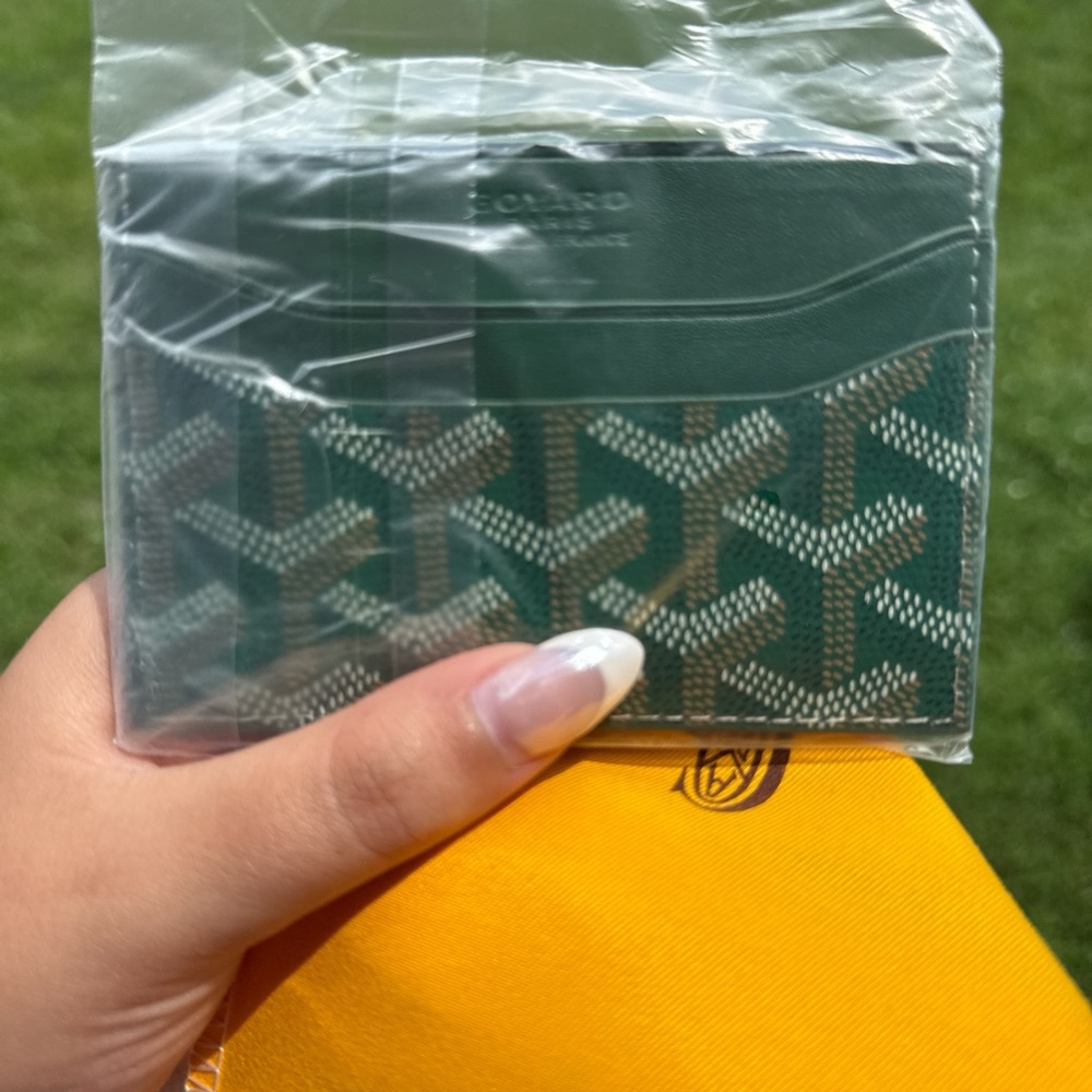 Goyard Emerald Card Case